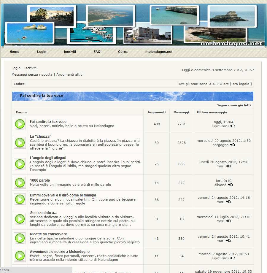 Il Forum di Melendugno.net ha finalmente una casa tutta sua