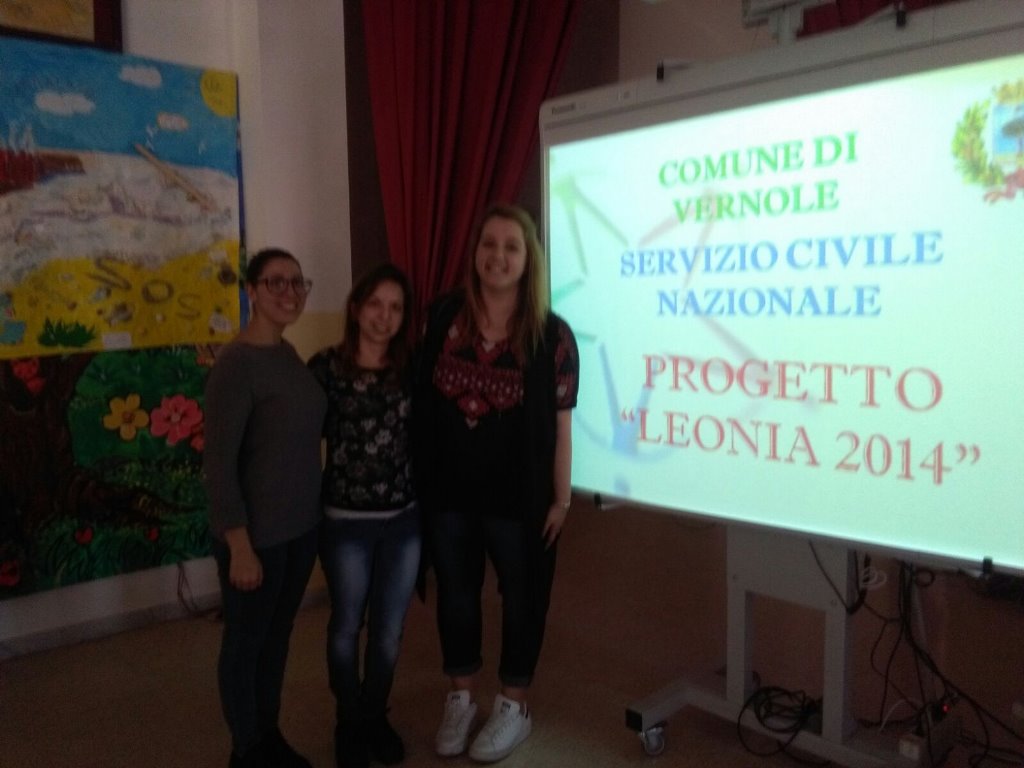 Si conclude a Vernole il progetto Leonia 2014. Il ringraziamento delle volontarie